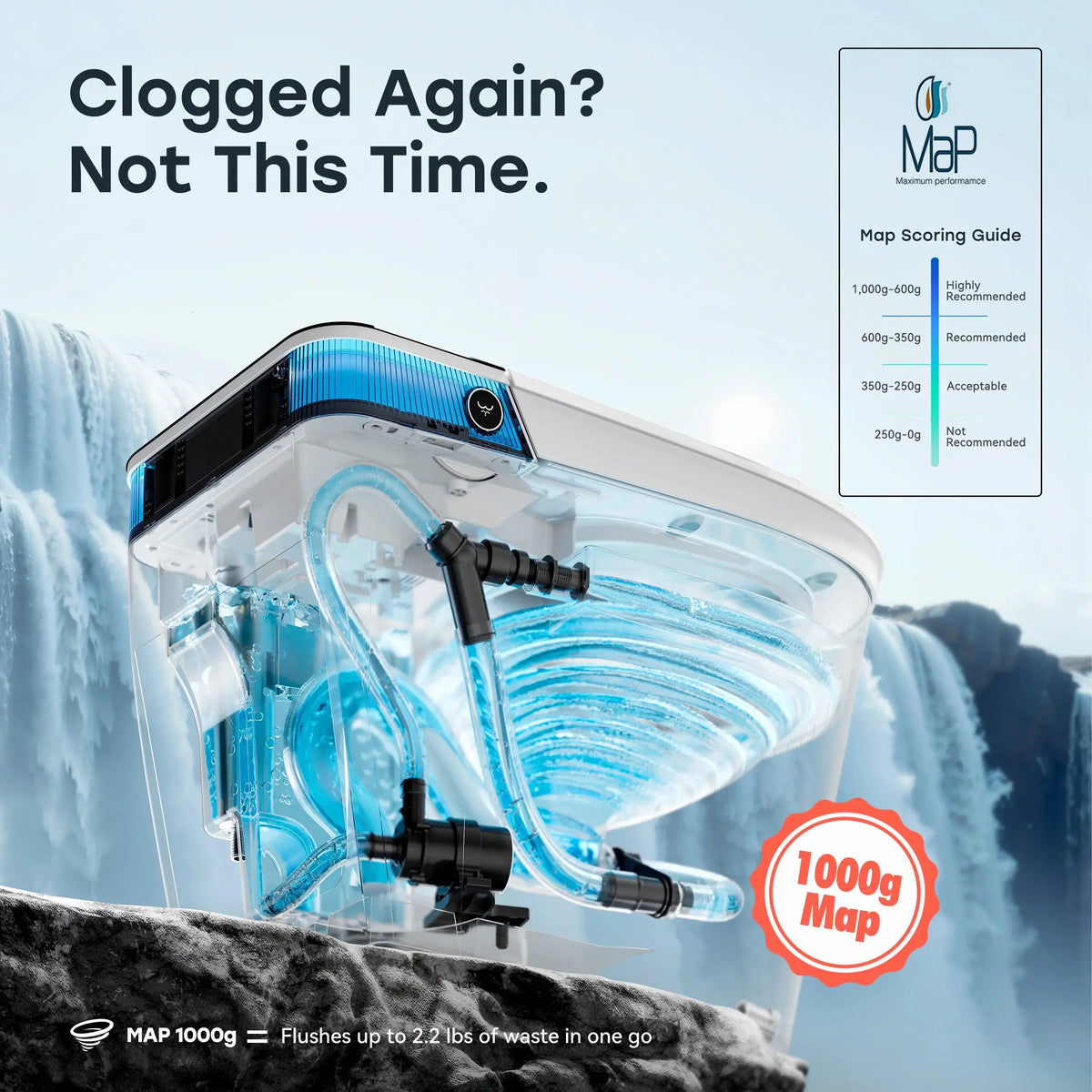 HOROW T38P Smart Toilet With ADA & Dual Flush