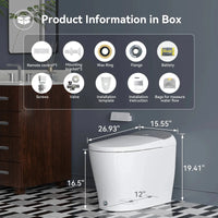 HOROW T03PL Bidet Toilet with Hands-Free & Auto Flush